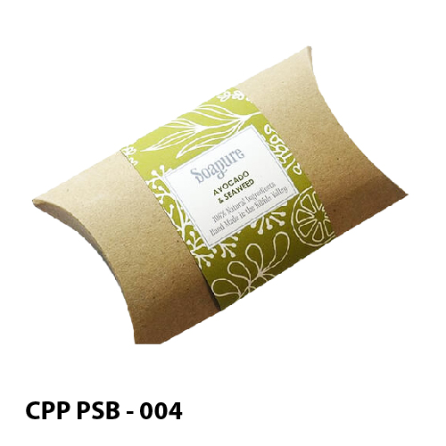 Kraft Pillow Soap Packaging