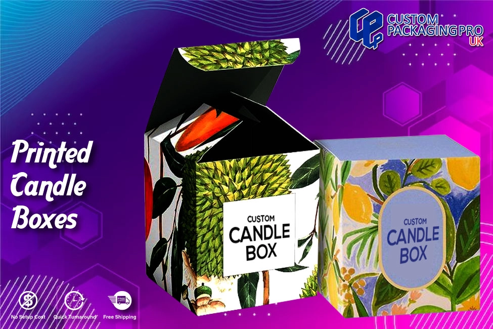 Printed Candle Boxes to Showcase Item | Custom Packaging Pro