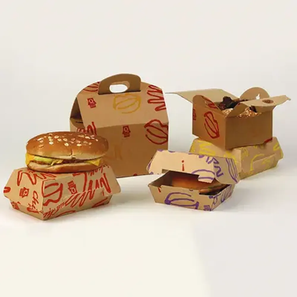 Custom Disposable Kraft Paper Packaging Boxes Wholesale