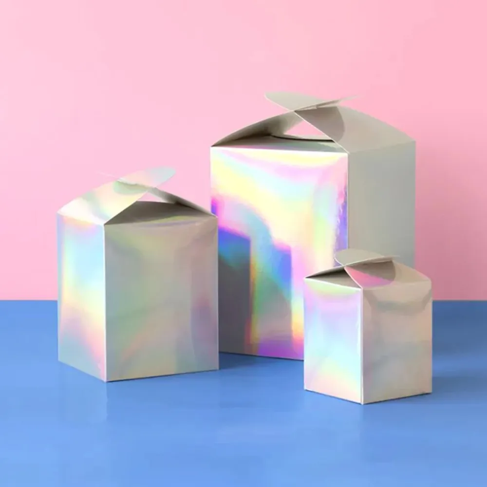 Custom Printed Holographic Packaging Boxes Wholesale