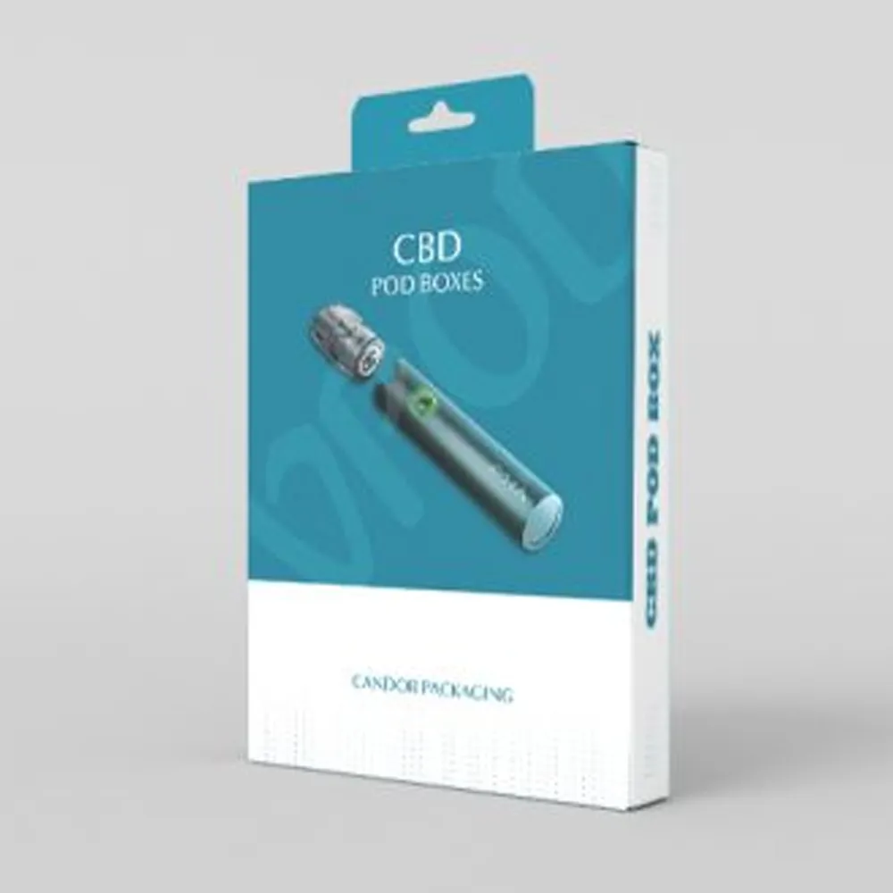 Custom Printed CBD POD Packaging Boxes Wholesale