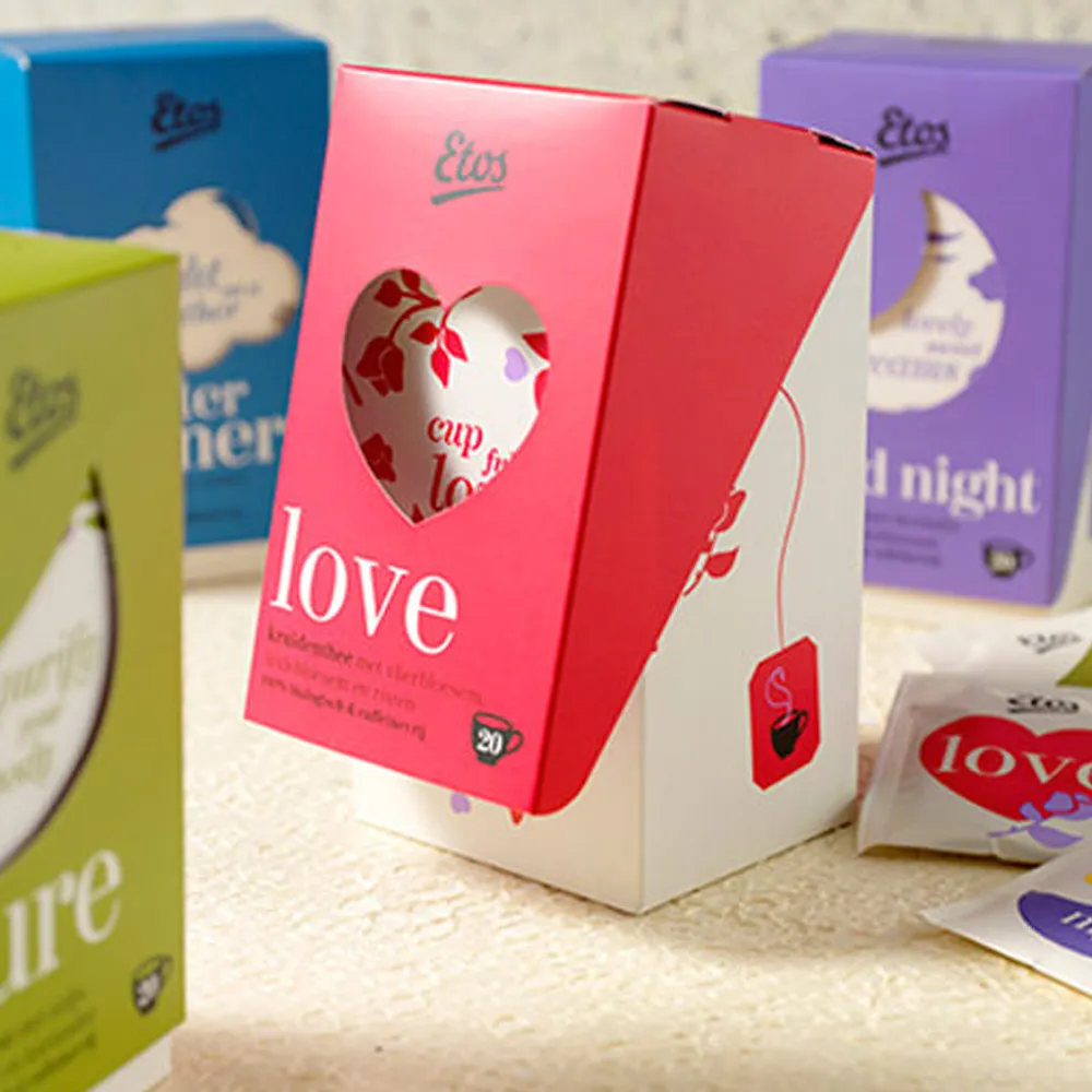 Wholesale Custom Printed Tea Packaging Boxes