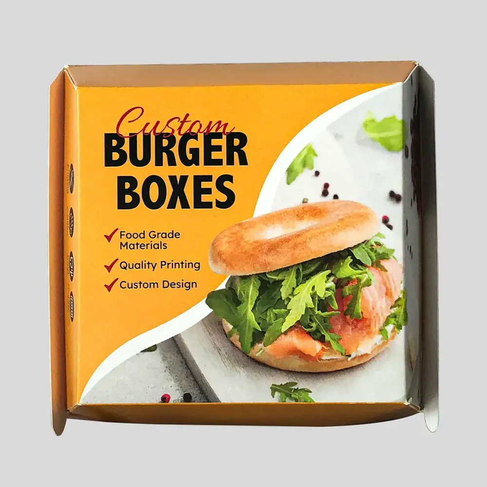 Custom Square Burger Packaging Boxes