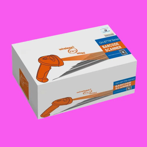 Printed Barcode Scanner Packaging