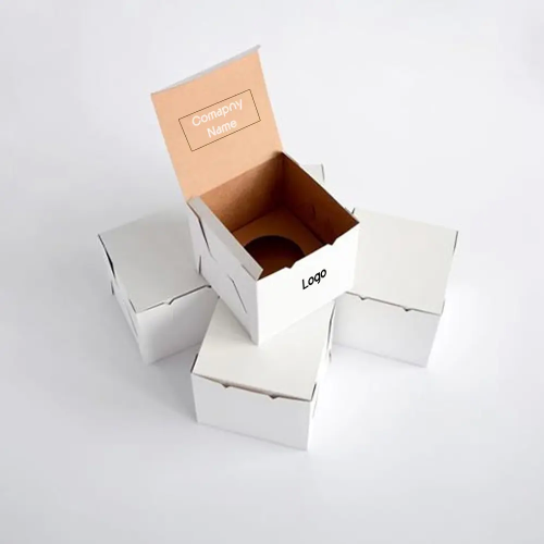 White Kraft Packaging Boxes