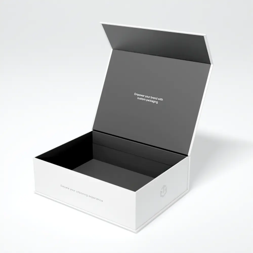 White Rigid Gift Packaging Boxes