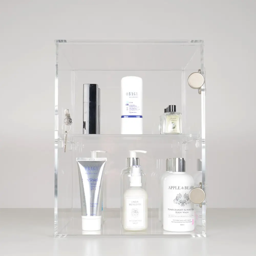 Luxurious Acrylic POS Skincare Display Stand Wholesale