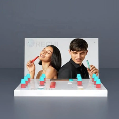 Custom Luxurious Acrylic POS Skincare Display Stand Wholesale