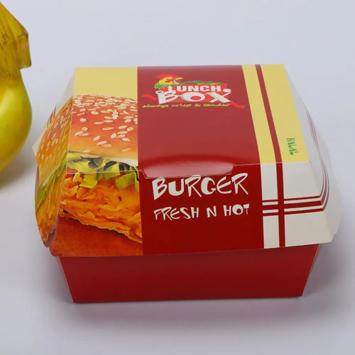 Square Burger Packaging Boxes