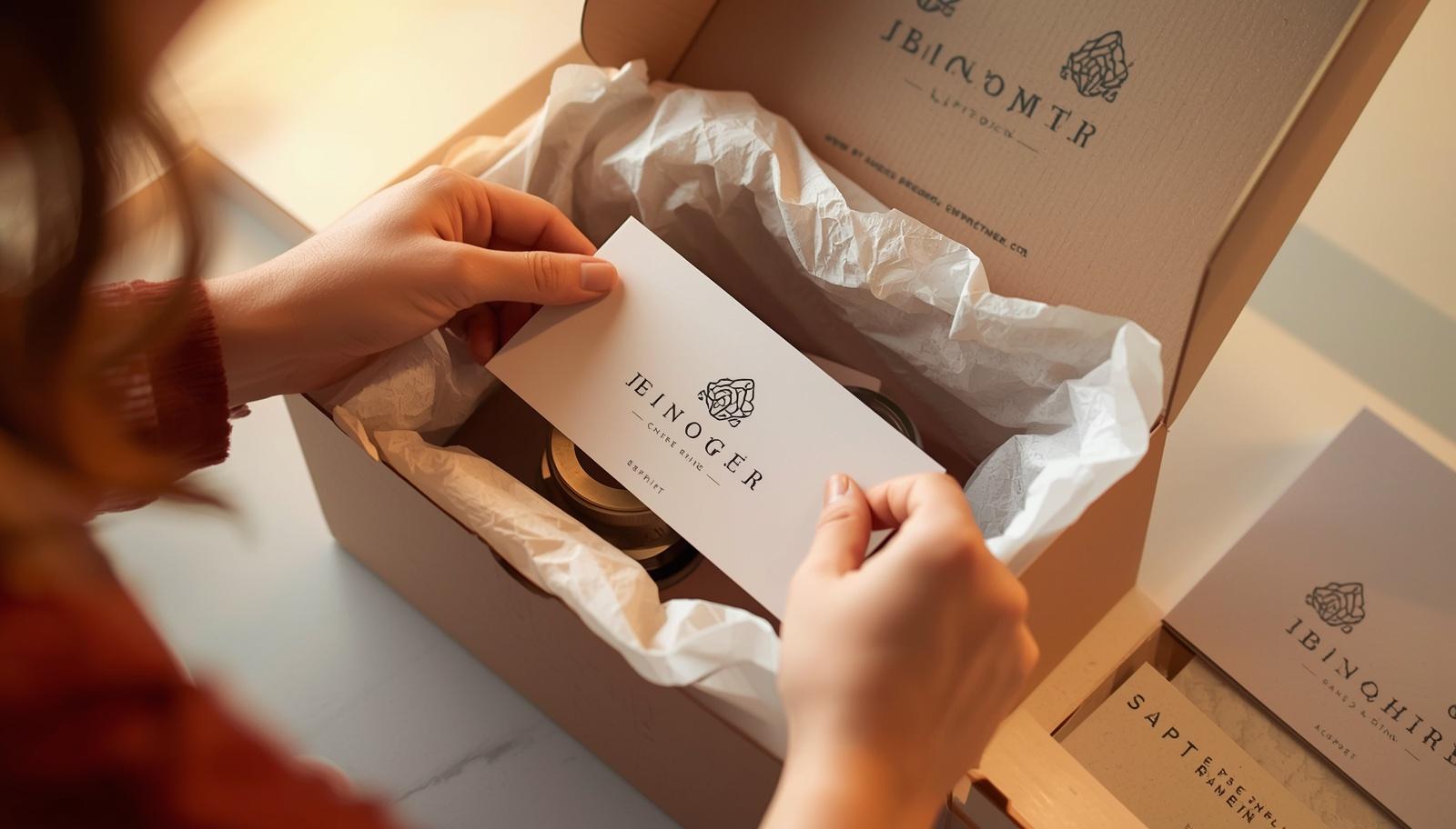 branded custom printed box, tissue paper, insert card, logo branded custom printed box, tissue paper, insert card, logo