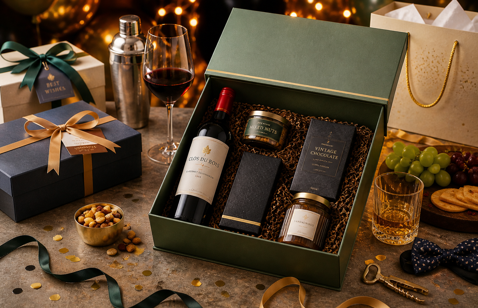 Party style gift box for mens