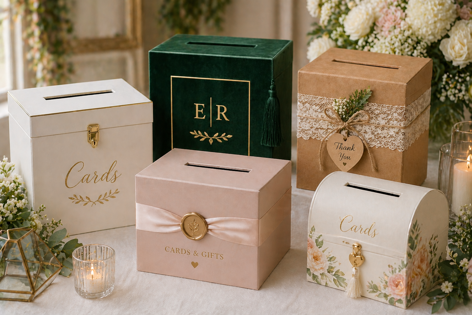 Luxury Bridal Card Boxes